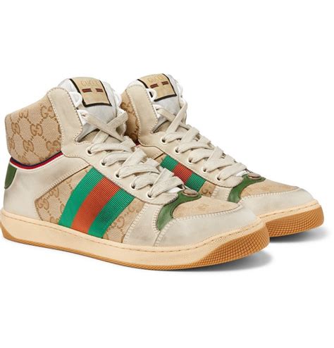 gucci screener femme|gucci screener sneakers high top.